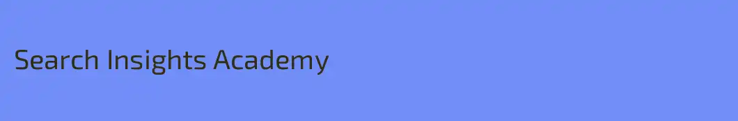 Search Insights Academy